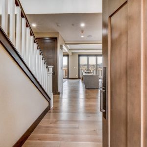 custom residental millwork and cabinets - entry millwork
