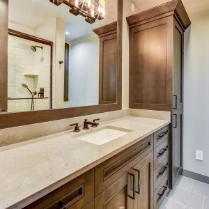 custom residental millwork and cabinets - bathroom