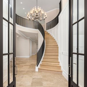 custom millwork and cabinets - staircase