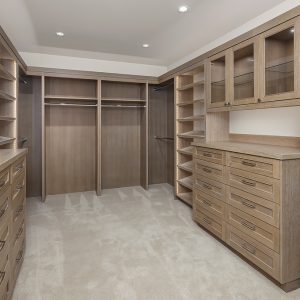 custom millwork and cabinets - walkin closet