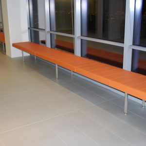 metal fabricated bench