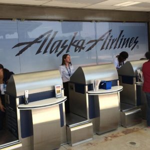 Alaska Airlines checkin counters