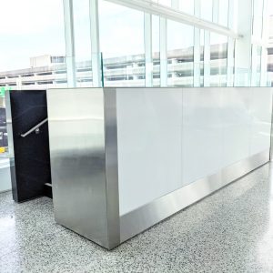 Stainless Airport Stairwell